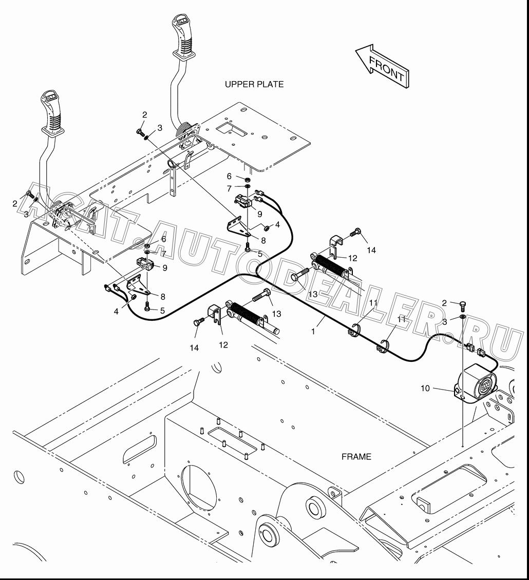 BACKUP ALARM ASS'Y K1023402 для Doosan 460 Plus