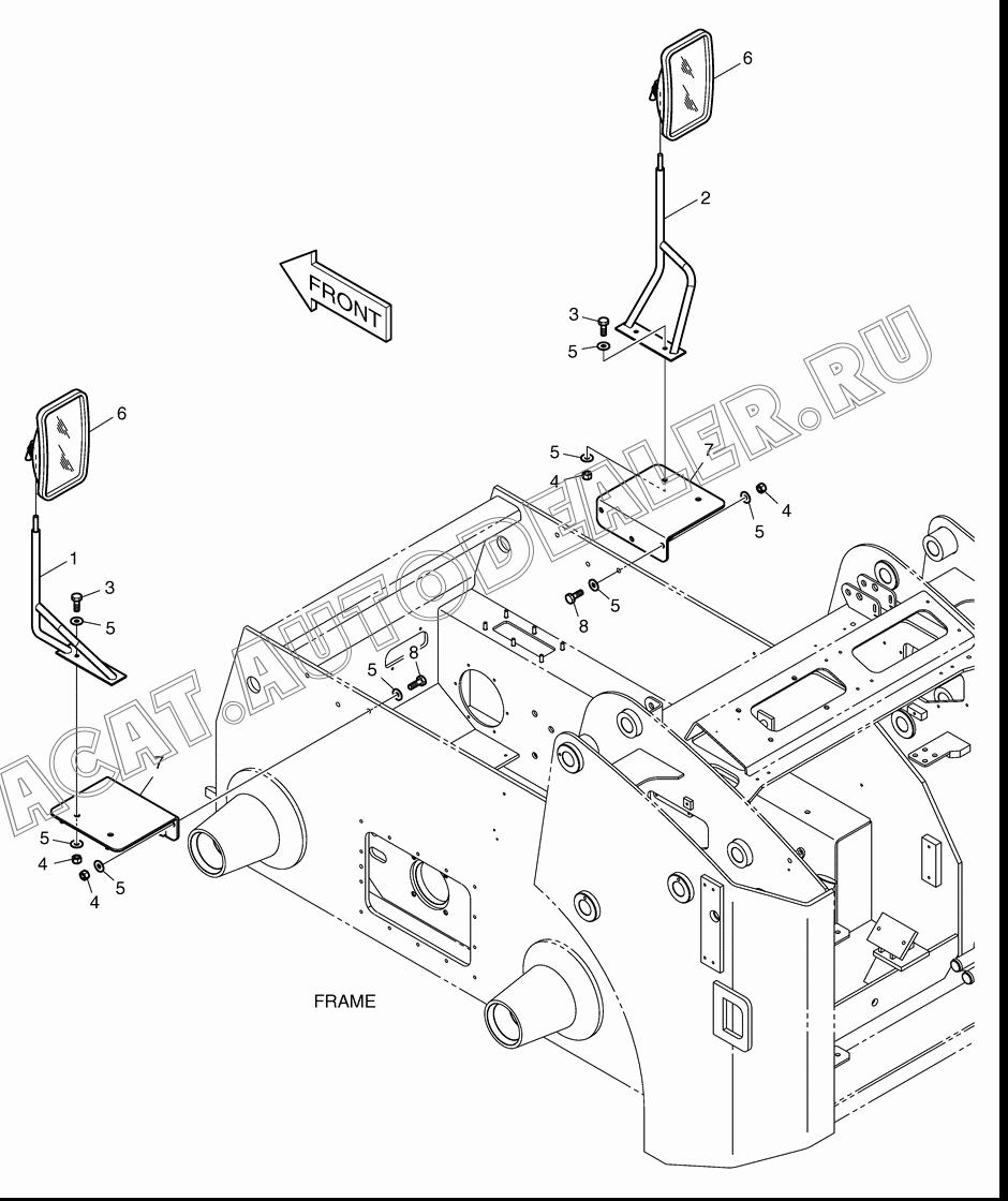 BRACKET K1021930 для Doosan 460 Plus