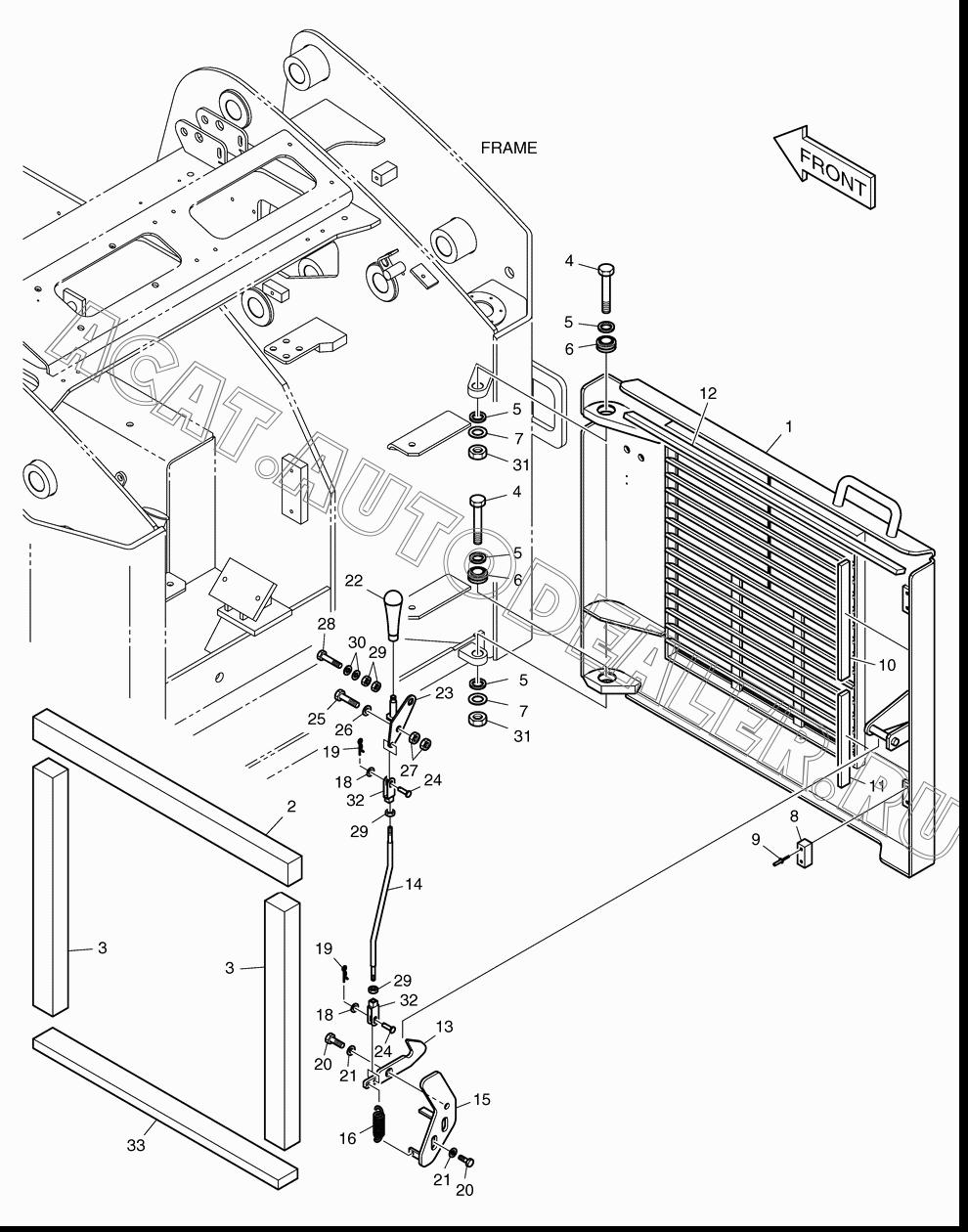 DOOR;REAR K1021106 для Doosan 460 Plus