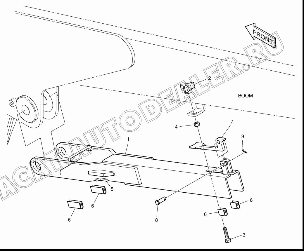 LOCK;BOOM K1021465 для Doosan 460 Plus