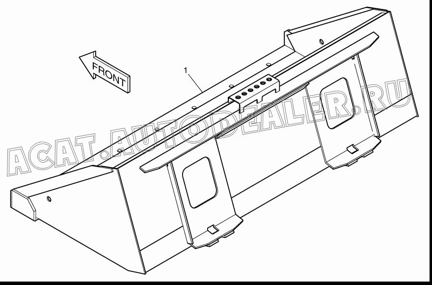 BUCKET;HIGH VISIBILITY K1023416 для Doosan 460 Plus