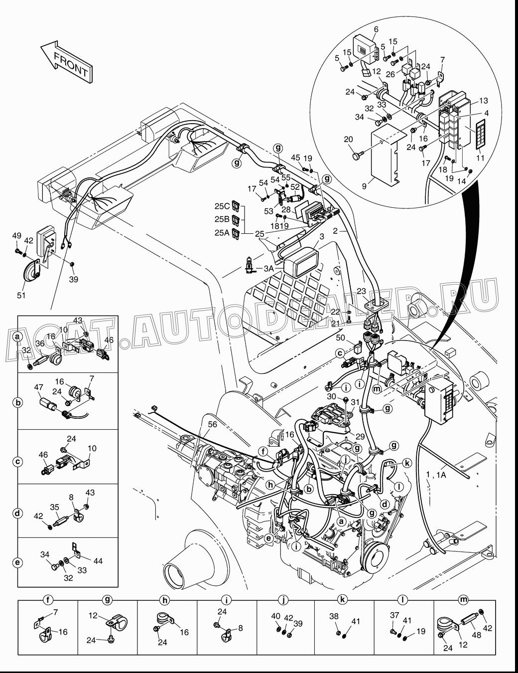 HARNESS;Двигатель K1048169 для Doosan 460 Plus (Tier-3)