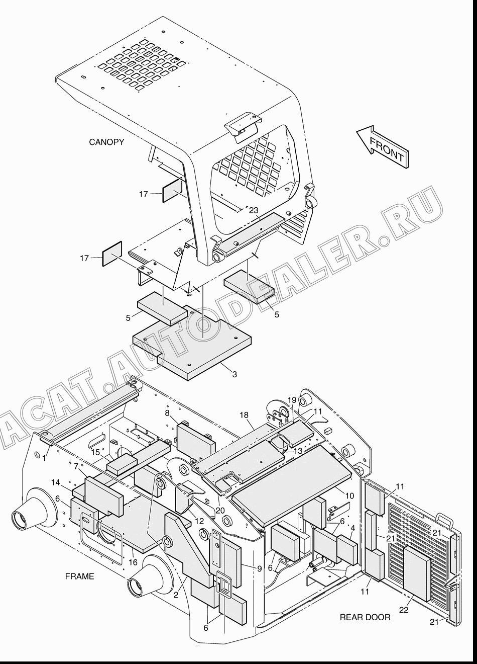 FOAM K1040498A для Doosan 460 Plus (Tier-3)