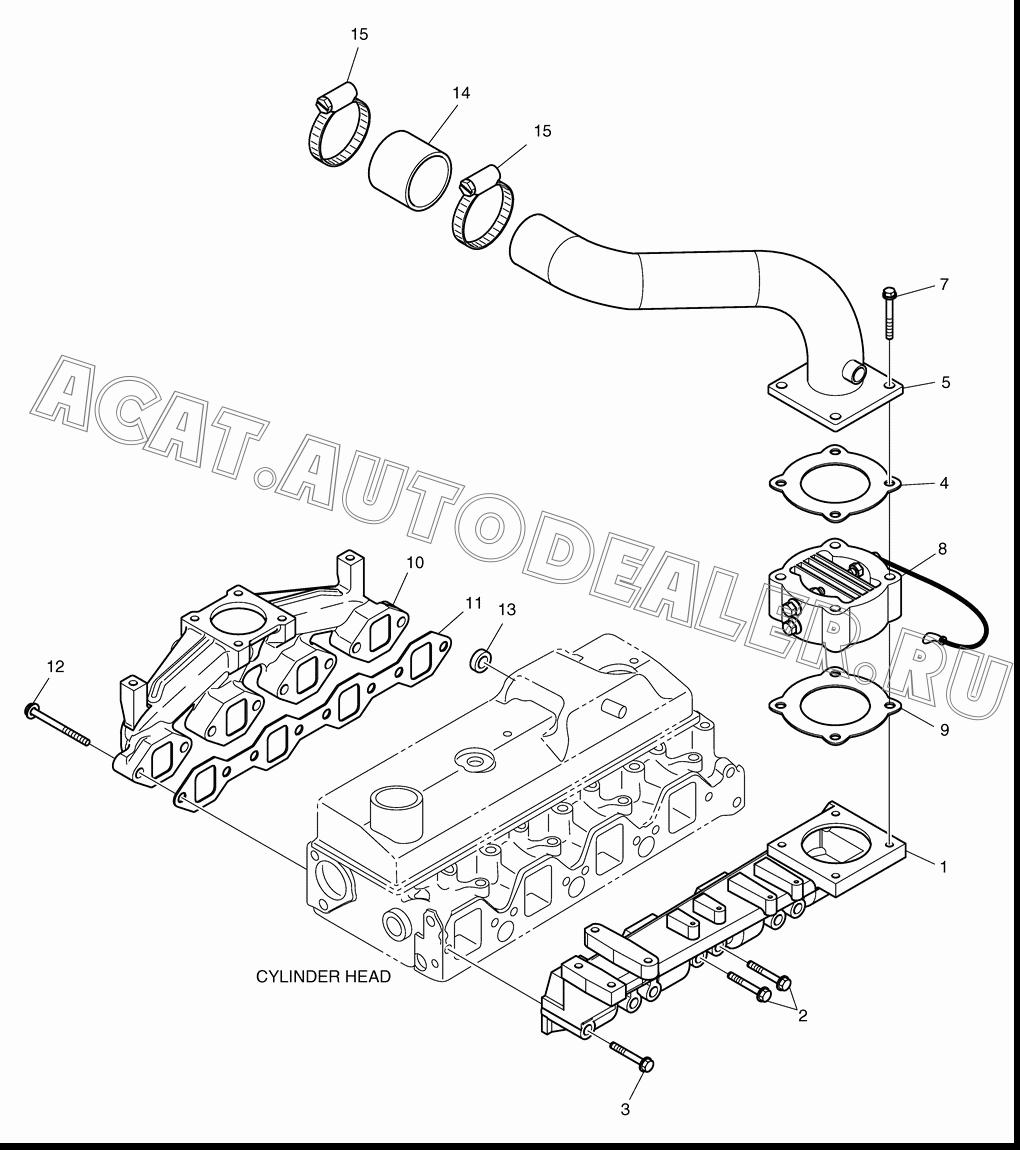 CONNECTION;AIR INTAKE K1026899 для Doosan 470 Plus