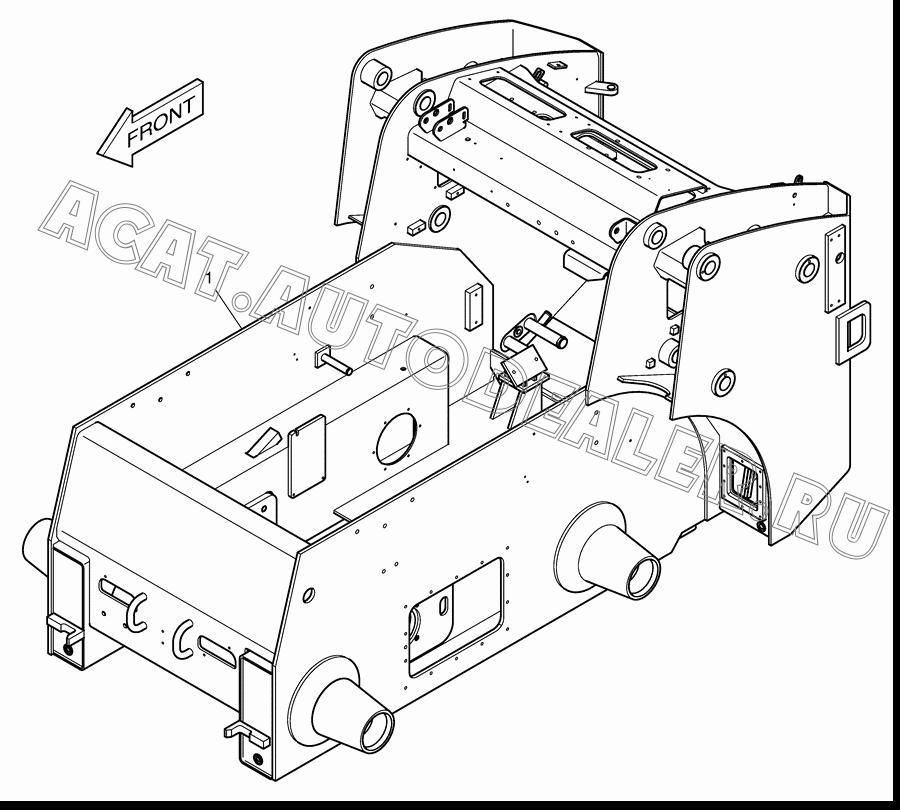 FRAME;MAIN K1022071 для Doosan 470 Plus