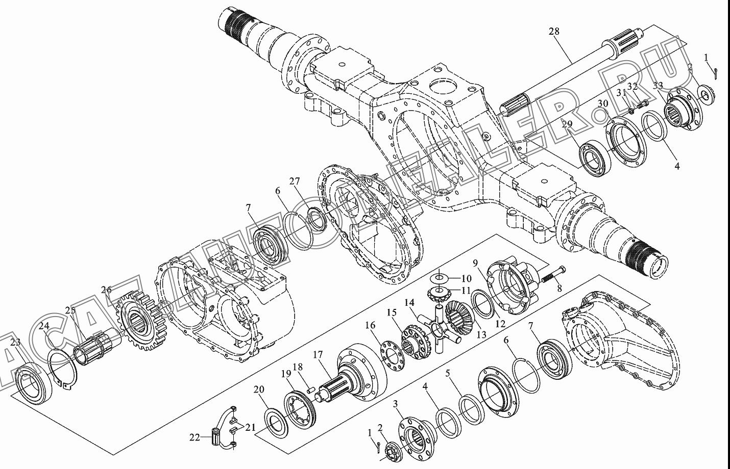 Фиксатор 288 320106 для Shaanxi SX4185NT361, SX4185NV361, SX4255NT324, SX4255NV324