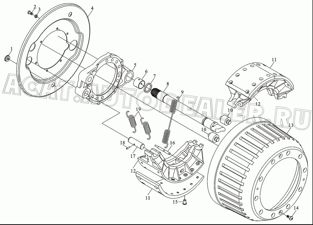 Пыльник тормоза 880 340018 для Shaanxi SX4185NT361, SX4185NV361, SX4255NT324, SX4255NV324
