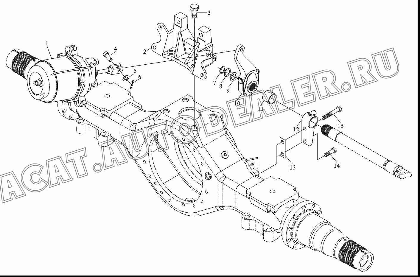 Шплинт Q5000422 для Shaanxi SX4185NT361, SX4185NV361, SX4255NT324, SX4255NV324