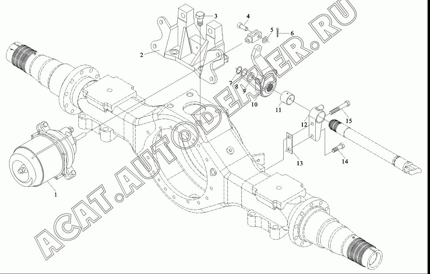 Шплинт Q500422 для Shaanxi SX4185NT361, SX4185NV361, SX4255NT324, SX4255NV324