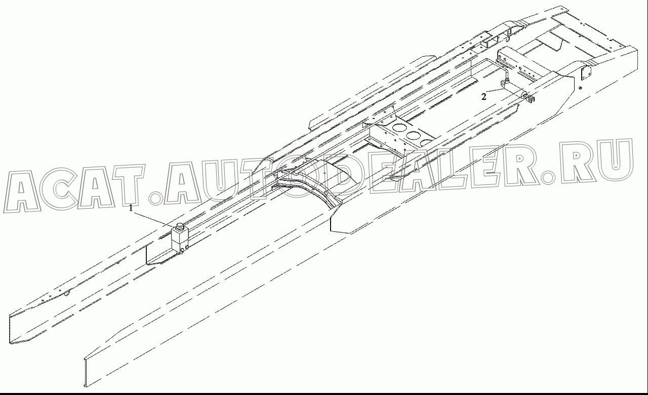 Электромагнитный клапан 79100710008 для Shaanxi SX4185NT361, SX4185NV361, SX4255NT324, SX4255NV324