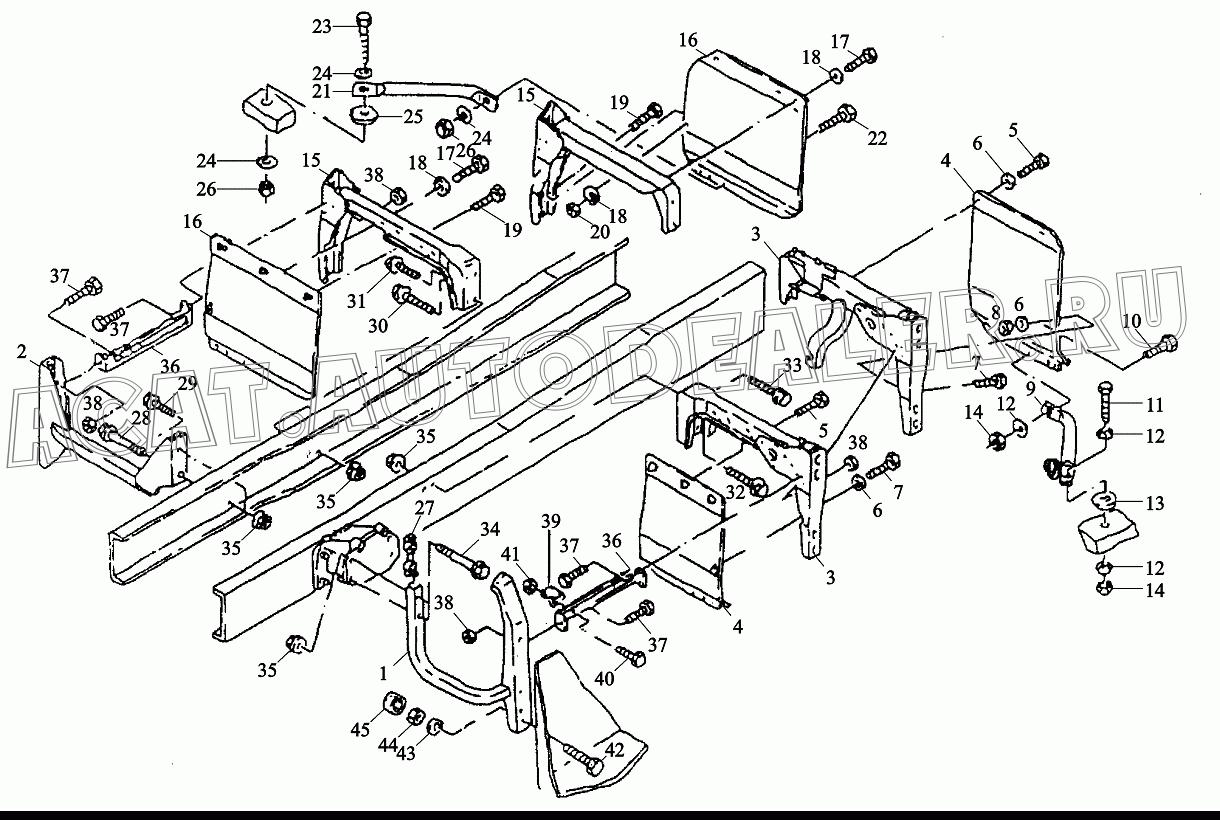 Крышка задняя левая DZ1642240015 для Shaanxi SX4185NT361, SX4185NV361, SX4255NT324, SX4255NV324
