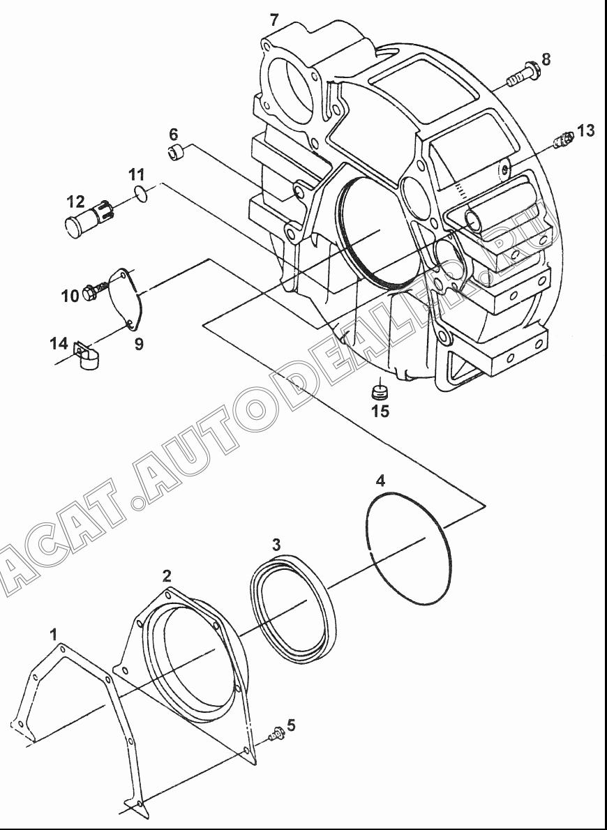 Заглушка С3008469 для Cummins 4В, 6В, 6С (EQB, EQC)