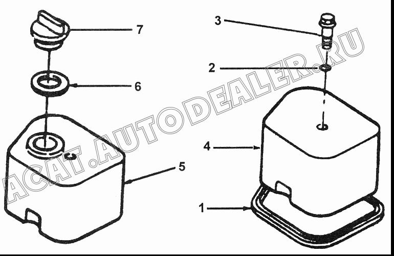 Прокладка А3902666 для Cummins 4В, 6В, 6С (EQB, EQC)