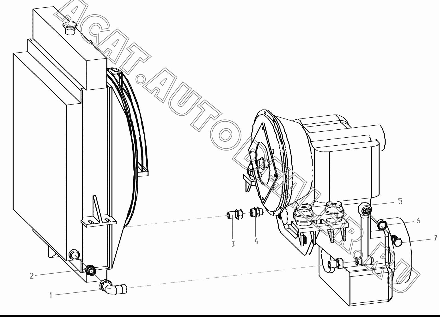 Резиновый шланг в сборе ISNHAHA282 816-1700-TH для Mitsuber MG150R