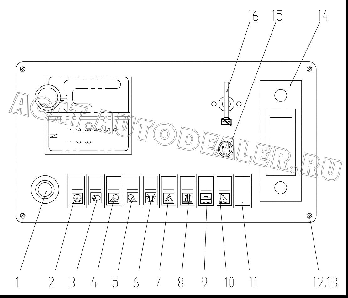 Резервная кнопка 8SQZ.311.0/00 для Mitsuber MG150R