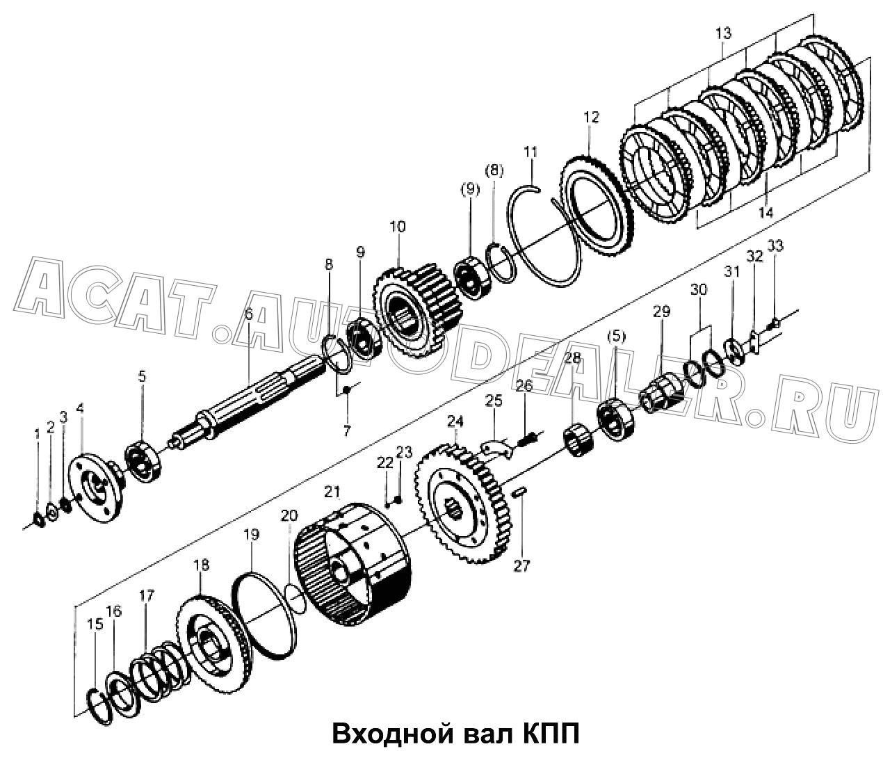 Clutch Disc (Outer) ZL20-032104 для Mitsuber ML333N