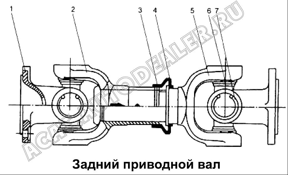 Sleeve Yoke ZL30-210 для Mitsuber ML333N