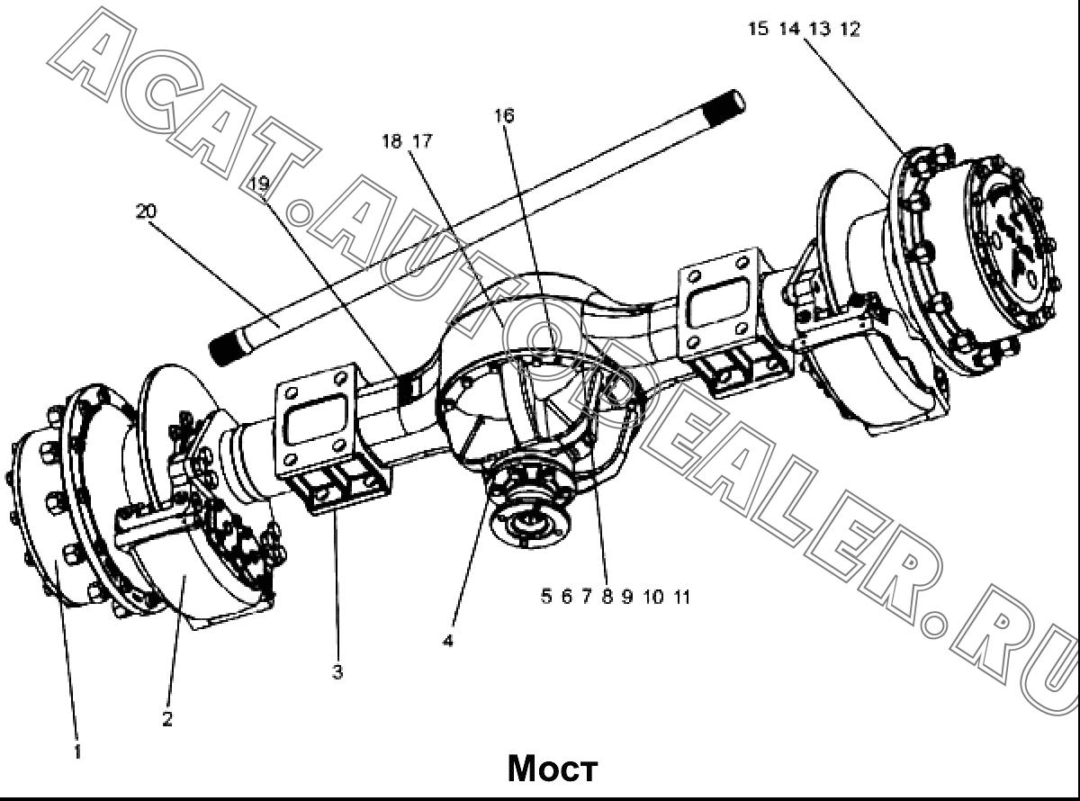 Wheel-end Reduction 83240200 для Mitsuber ML333N