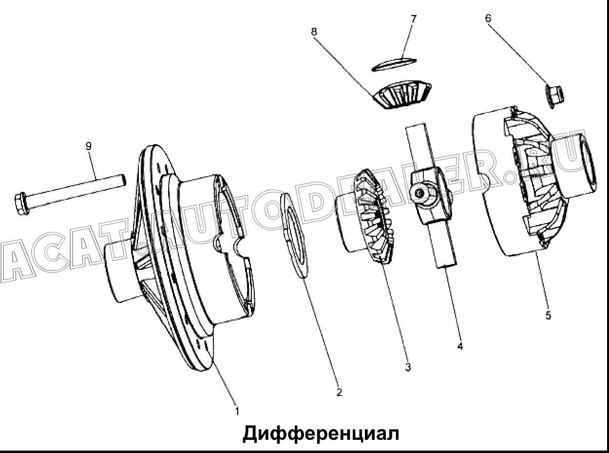 Differential Case 82190102 для Mitsuber ML333N