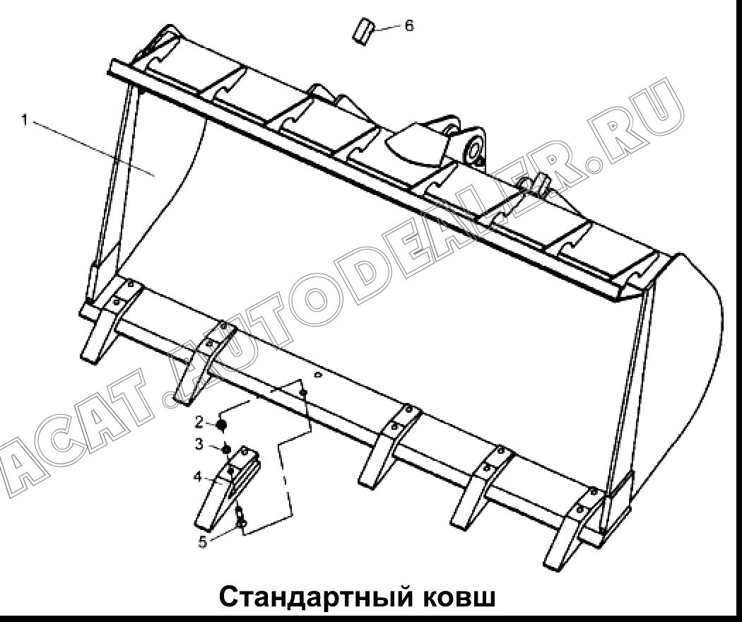 Bucket 9365606 для Mitsuber ML333N