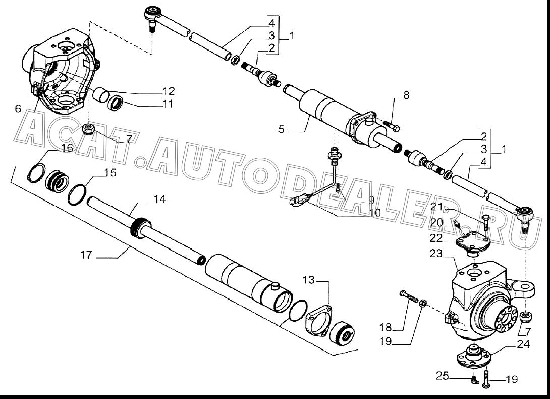 Рычаг управления в сборе C77AJ63 для Mitsuber MLE88S