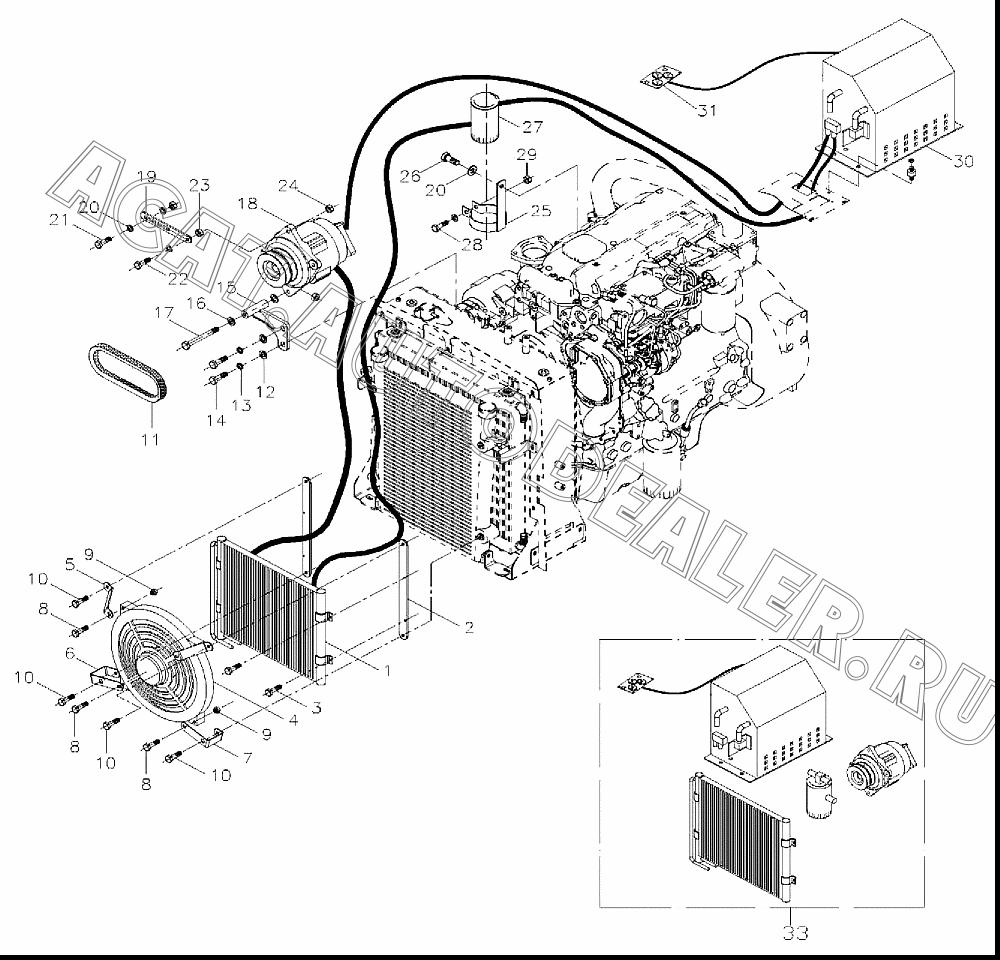 Кронштейн воздушного кондиционера C33D36 для Mitsuber MLE88S