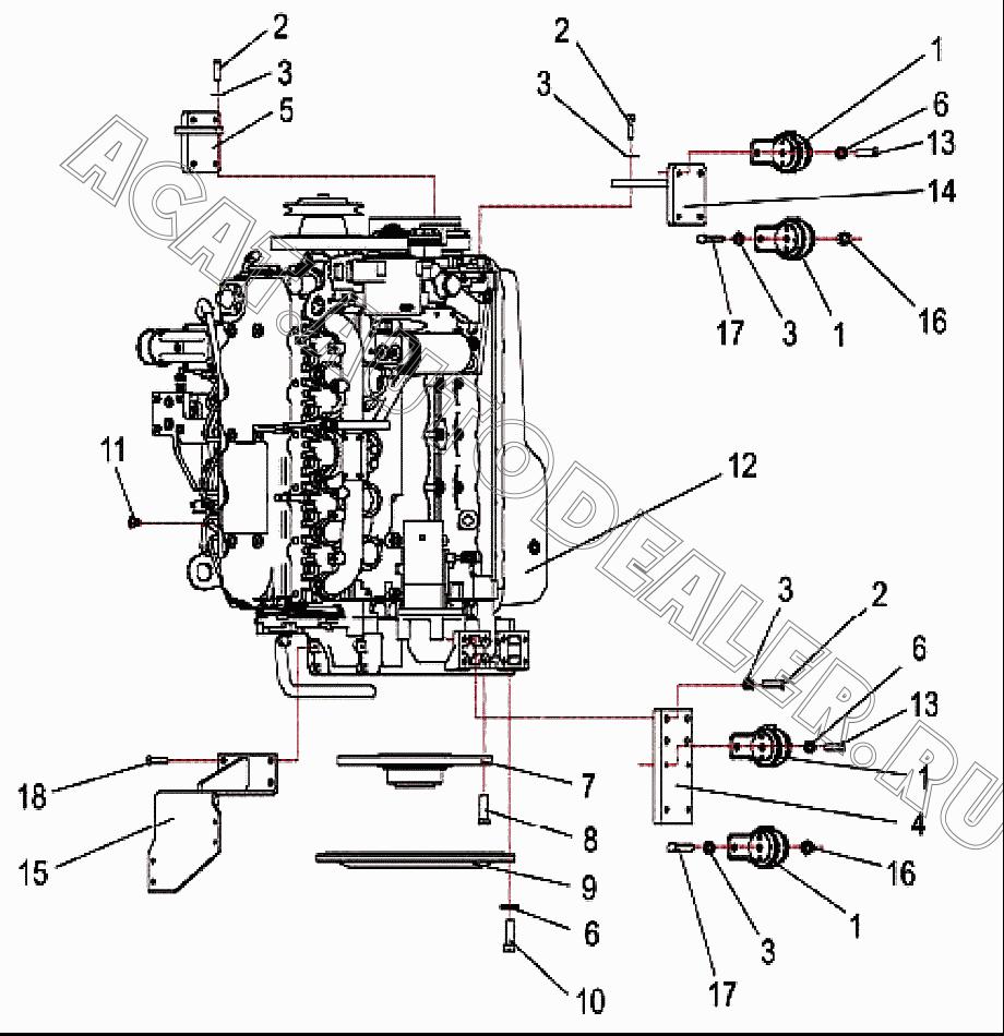 Flexibility support 5010859 для Mitsuber MRG14