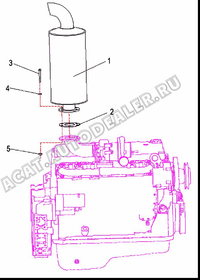Muffle 5012699 для Mitsuber MRG14