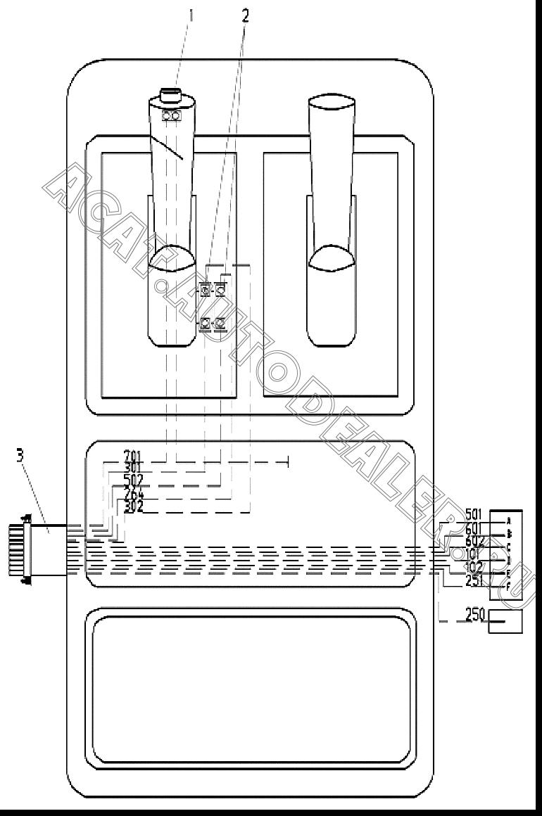 Harness of controllable instrument box 9504250 для Mitsuber MRG14