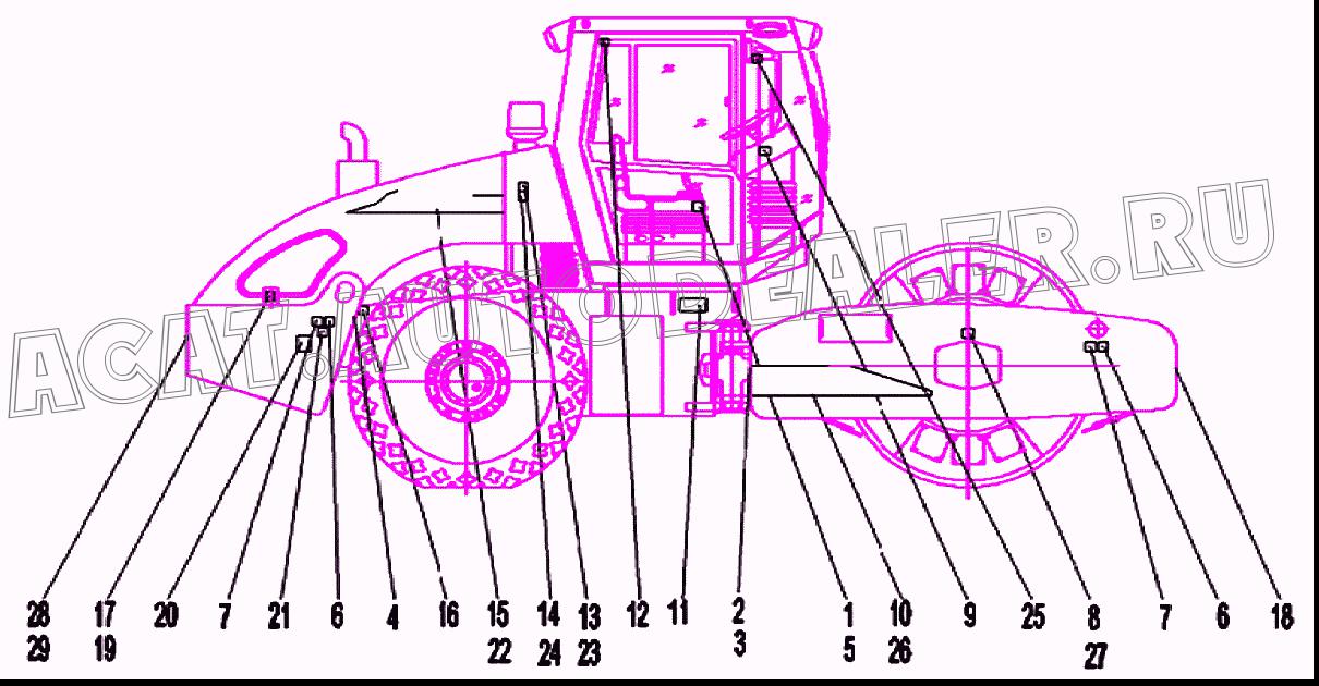Accelerograph control 5010428 для Mitsuber MRG14