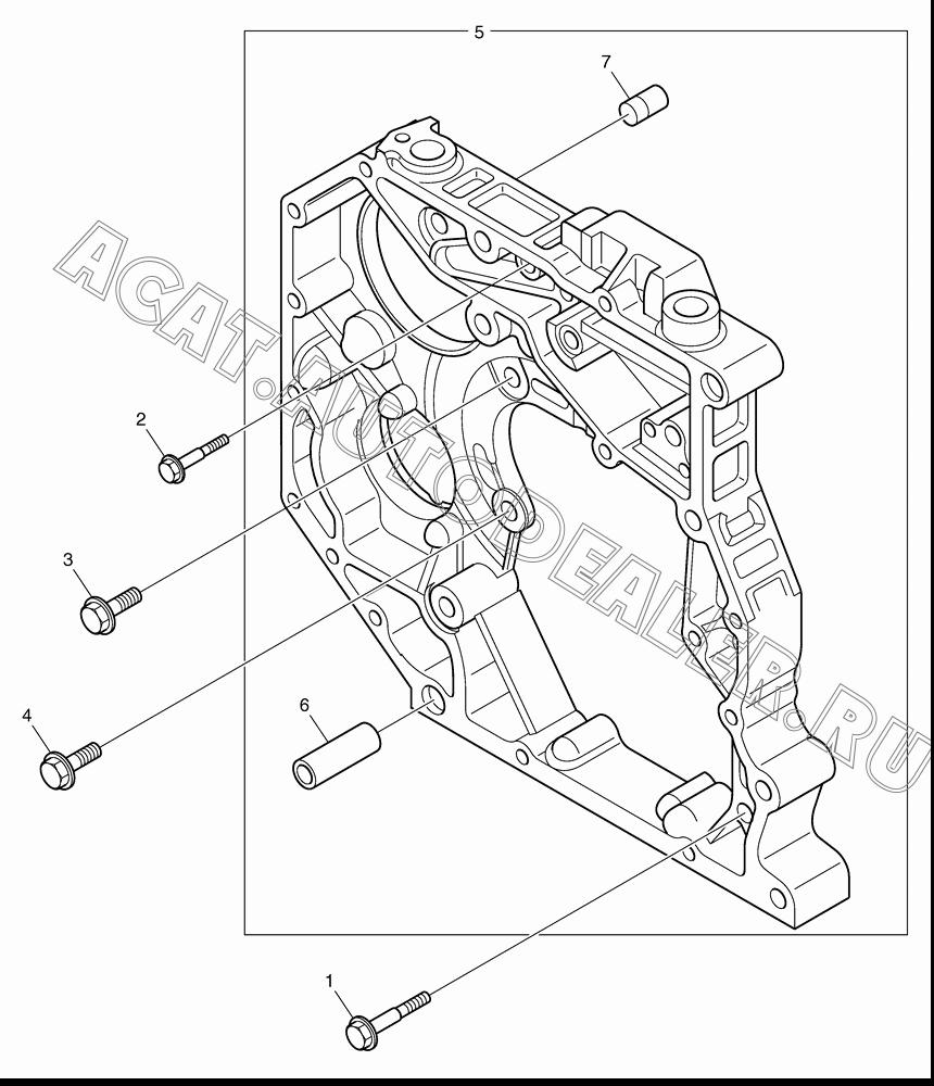HOUSING;GEAR K9007218 для Doosan DL160