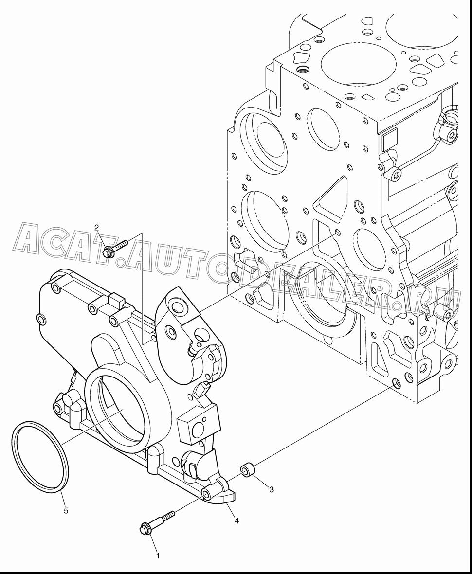 PIN;DOWEL K9007086 для Doosan DL160
