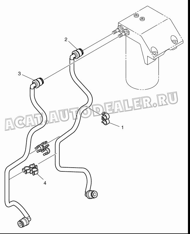 CLAMP;TUBE K9002517 для Doosan DL160