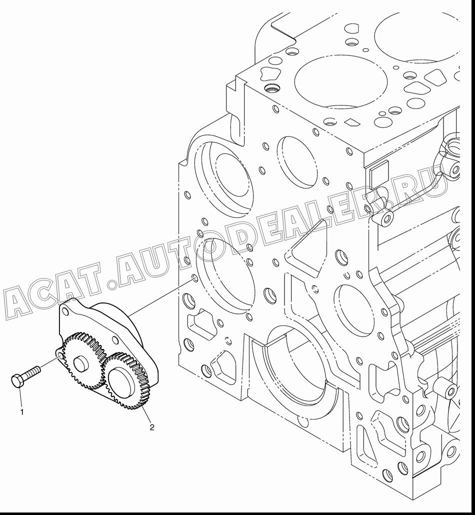 PUMP;OIL K9007132 для Doosan DL160