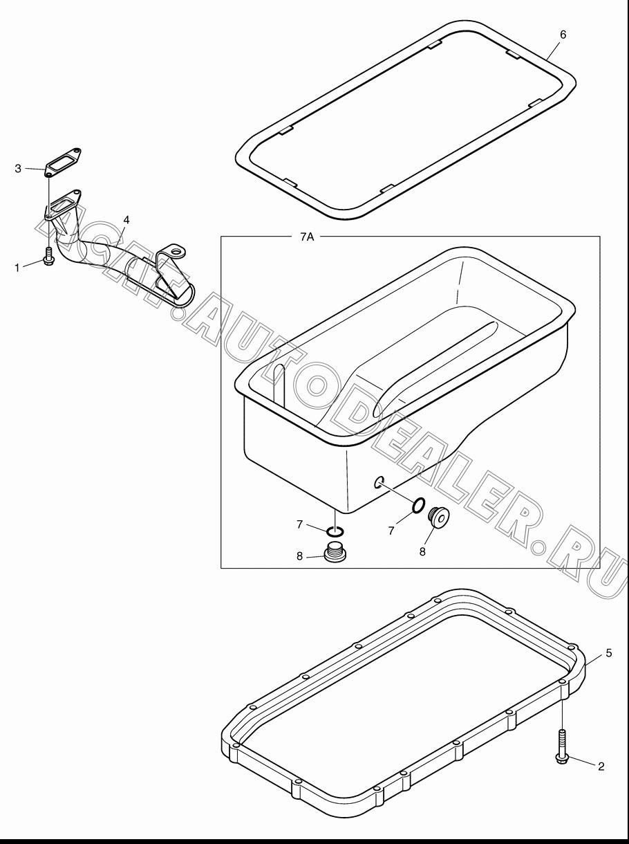 GASKET;OIL PIPE K9007181 для Doosan DL160