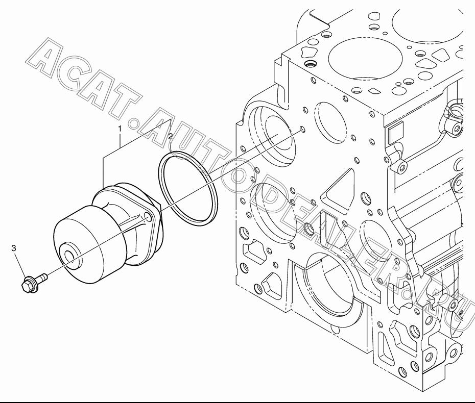 PUMP;WATER K9006976 для Doosan DL160