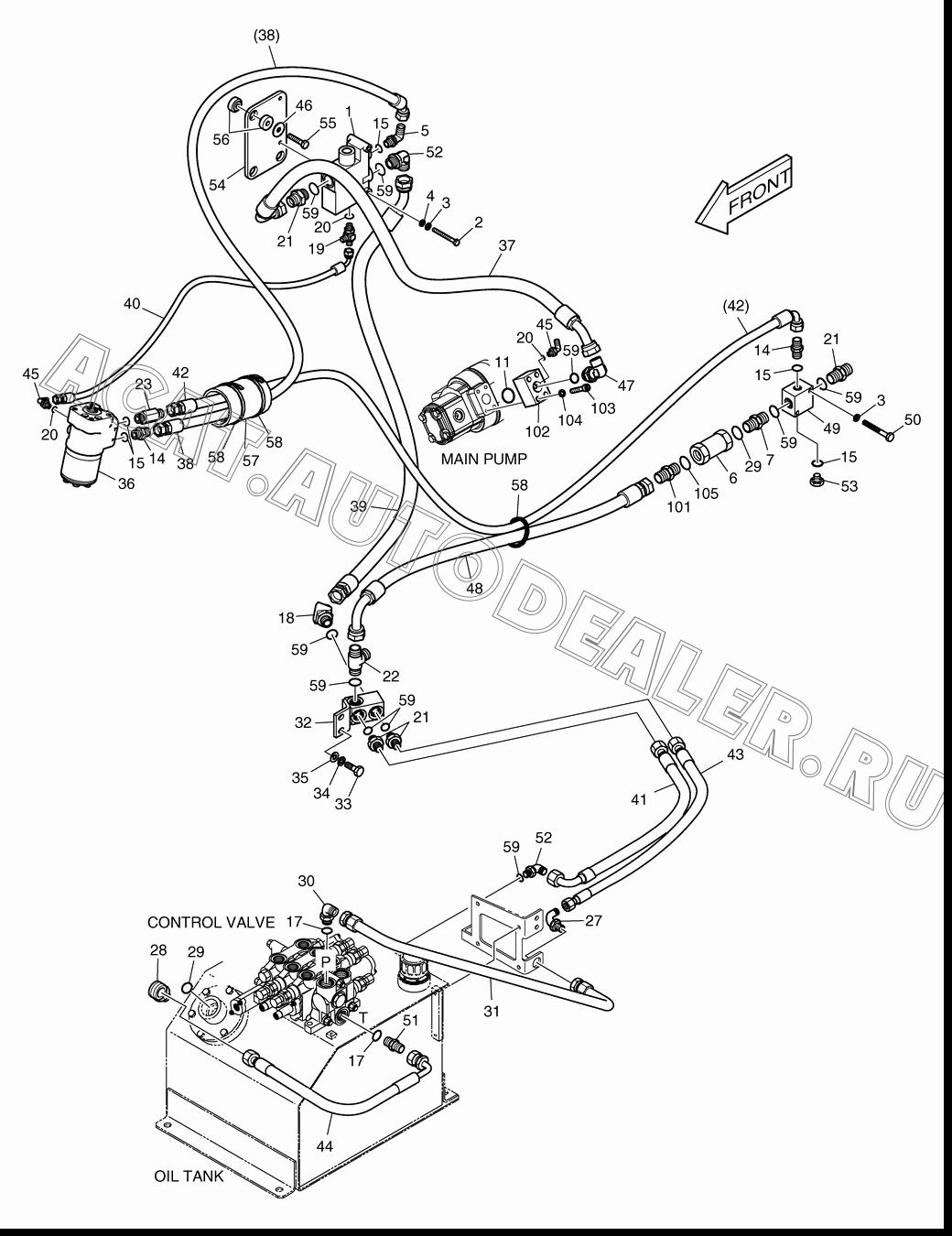 VALVE;PRIORITY 420-00170 для Doosan DL160