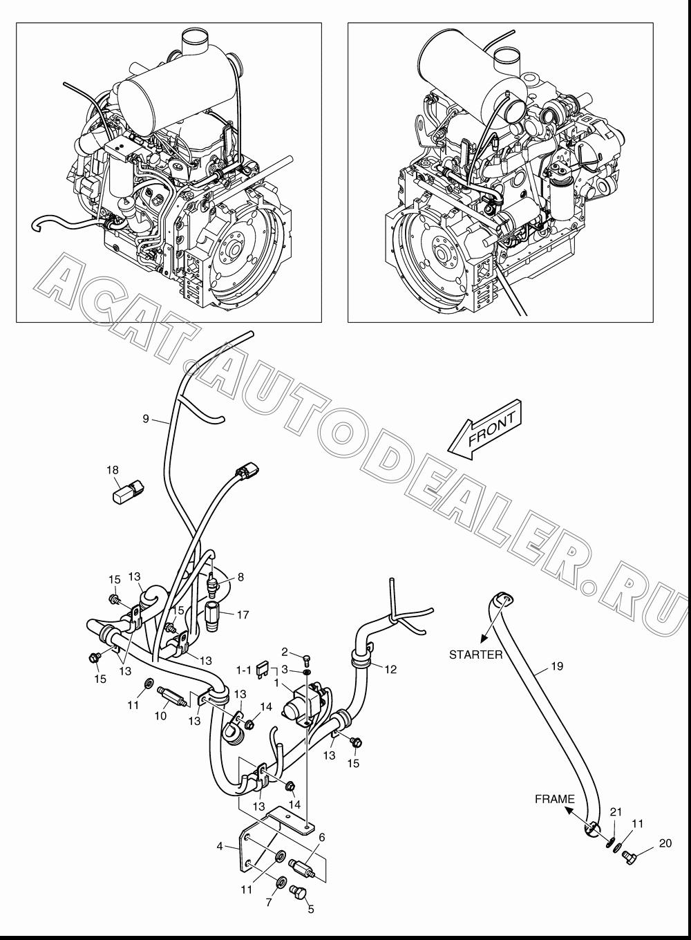 ADAPTER;W/T SENSOR 181-00468 для Doosan DL160