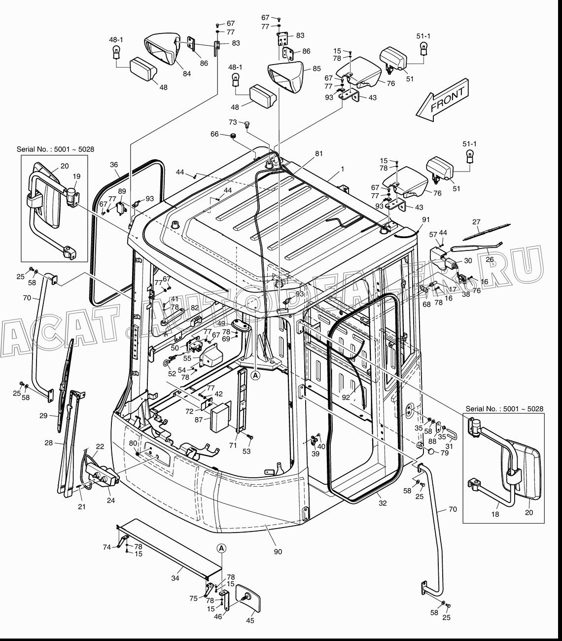FOAM K1014871 для Doosan DL450