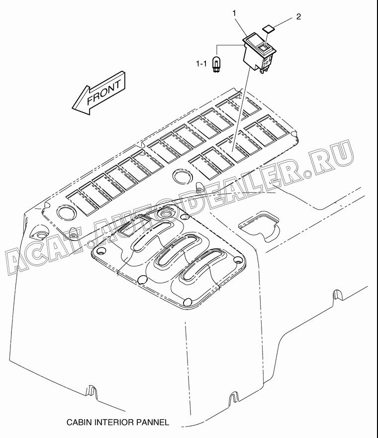 SEAT HEATER K1027798 для Doosan DL450