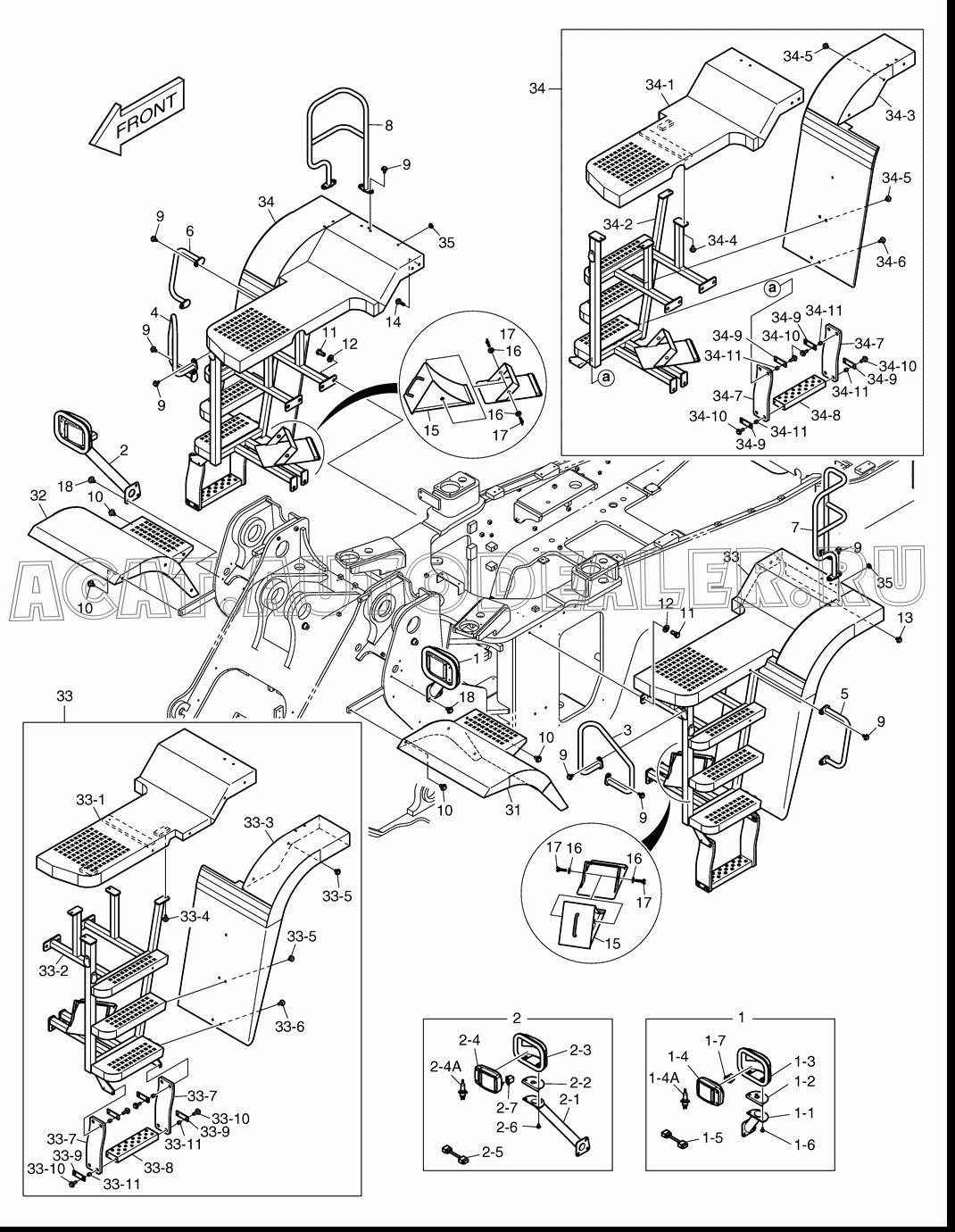 PLATFORM K1026284A для Doosan DL450