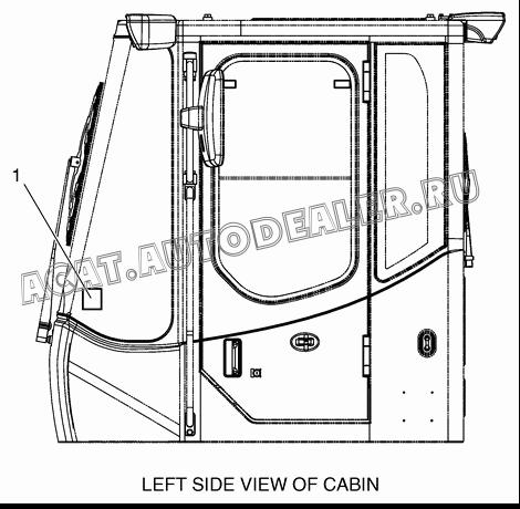 NAME PLATE ASS'Y K1049304 для Doosan DL450