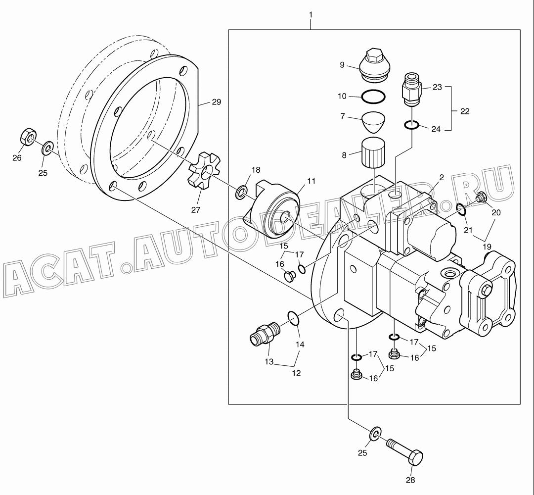 SEAL;RECTANGULAR RING K9002982 для Doosan DL500