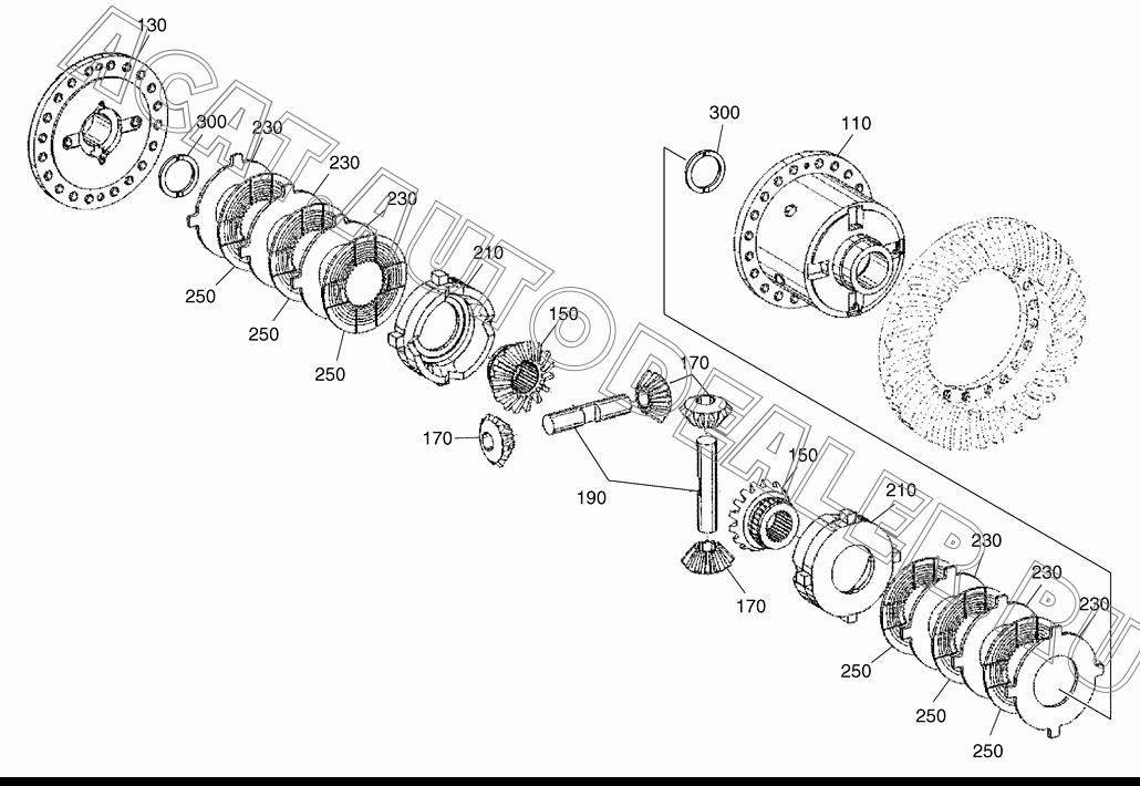 HOUSING;DIFFERENTIAL K9002816 для Doosan DL500