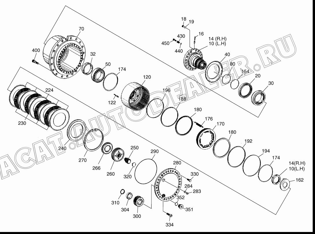 PLATE;THRUST 2.412-00347 для Doosan DL500