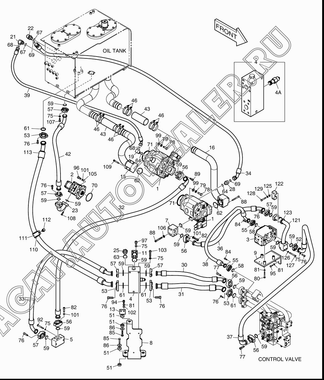 BRACKET K1008383C для Doosan DL500