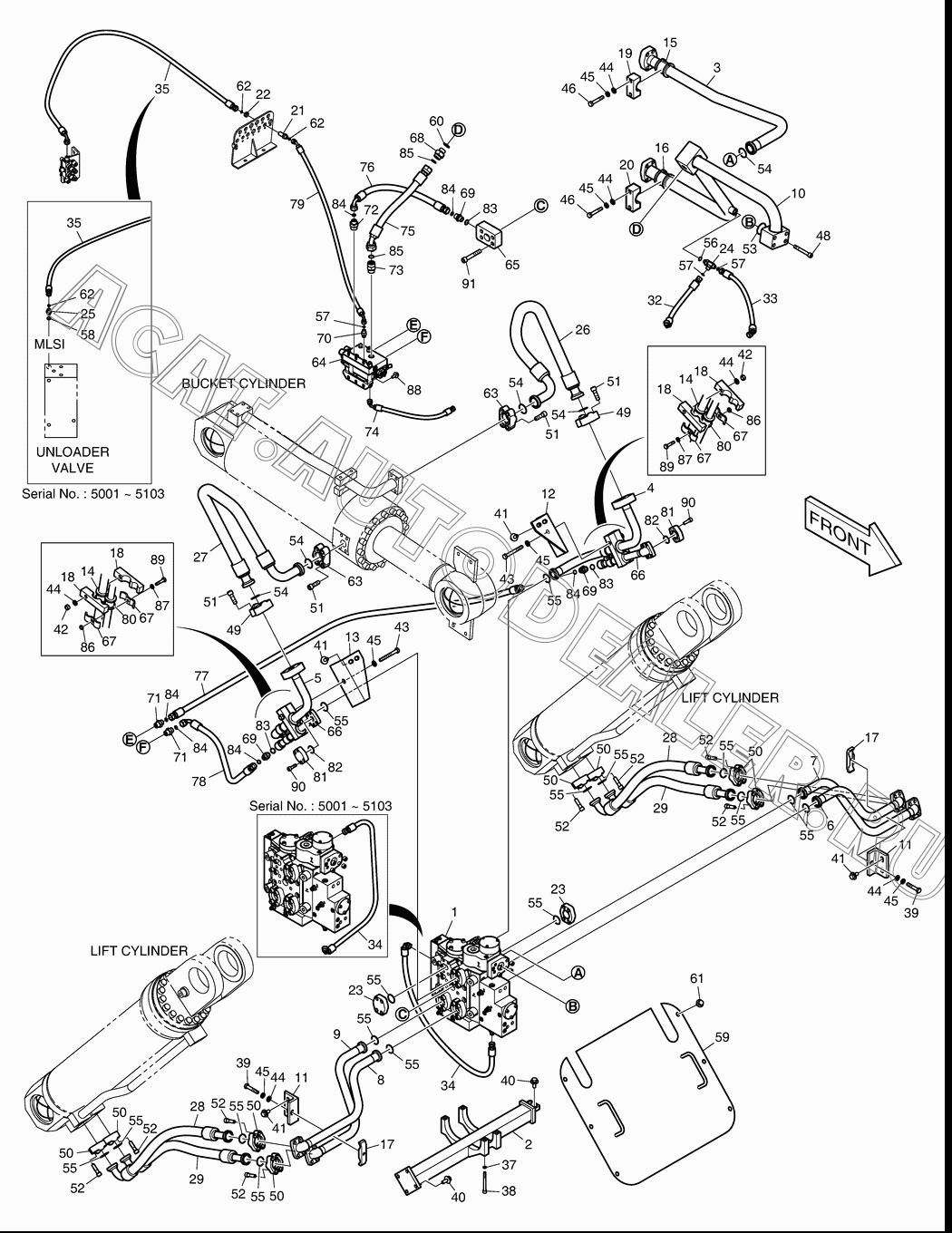 PIPE K1010093A для Doosan DL500