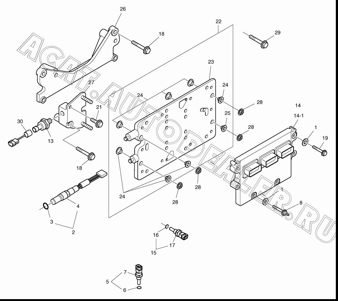 SENSOR;POSITION K9003232 для Doosan DL500