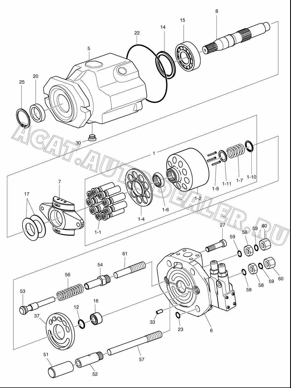 BUCH;SPHERICAL K9003522 для Doosan DL500