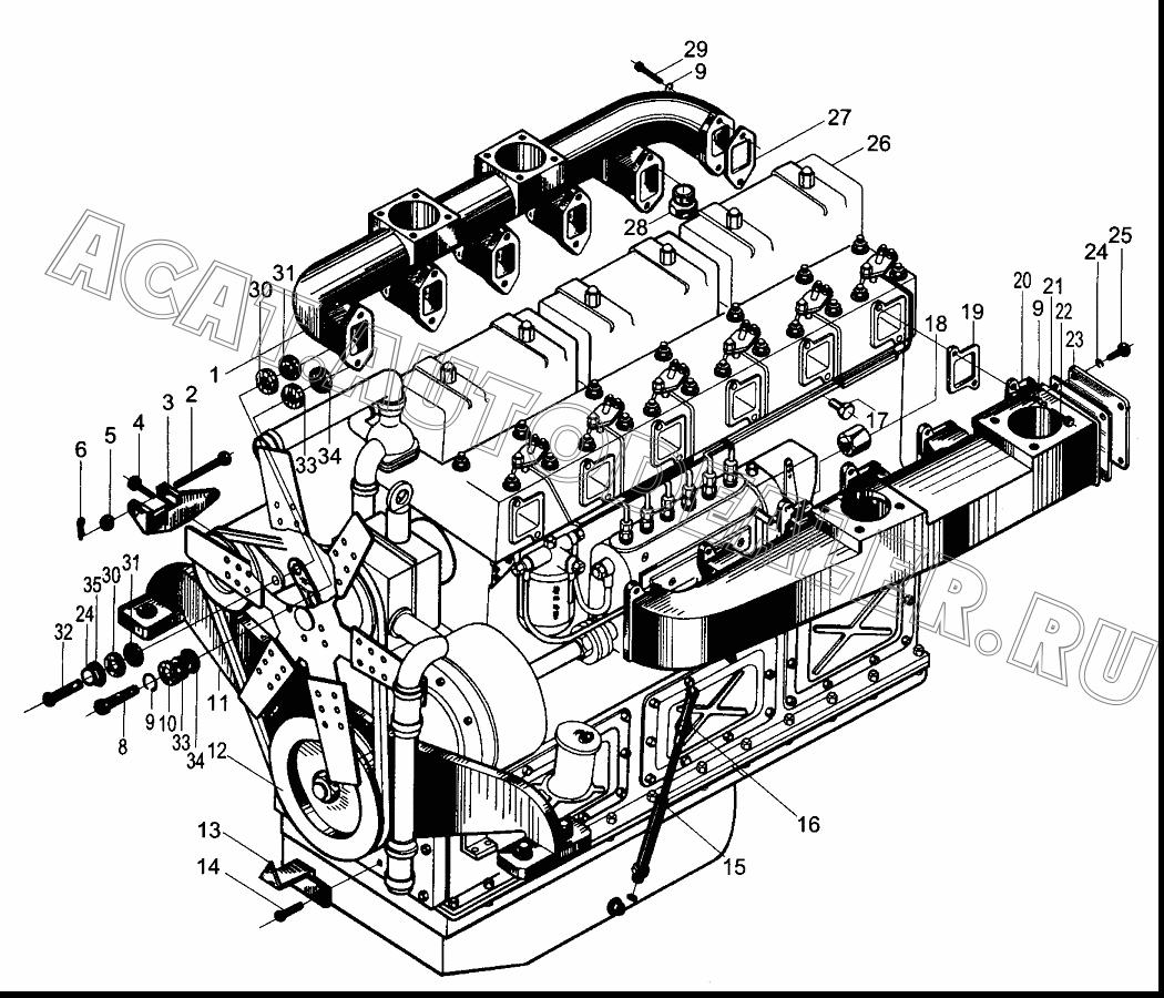 Узел выхлопной трубы 0A02005 для XCMG DT140B